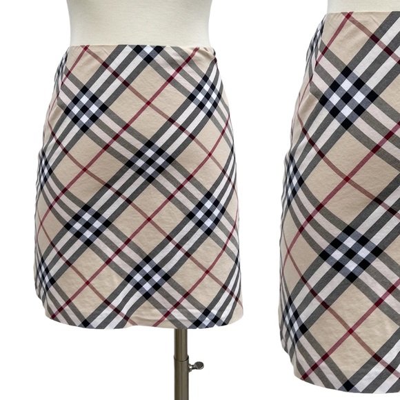 Burberry Skirts Burberry London Nova Check Plaid Cotton Mini Skirt